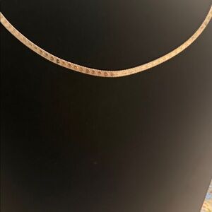 Chic 925 Silver and Black Heart Necklace 16 in stamp